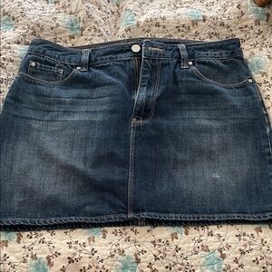 GAP Dark Blue Denim Mini Skirt